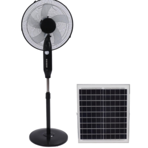 16` Solar Rechargeable Pedestal Fan