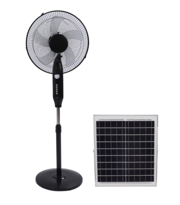 16` Solar Rechargeable Pedestal Fan